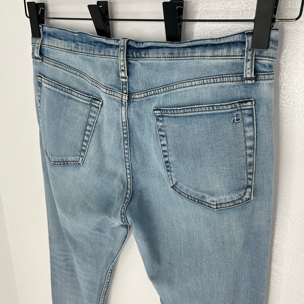 Rag & Bone Fit 2 Slim Fit Jeans 33x29 (Tag 33x32) Stretch Denim Straight Leg - Picture 9 of 14